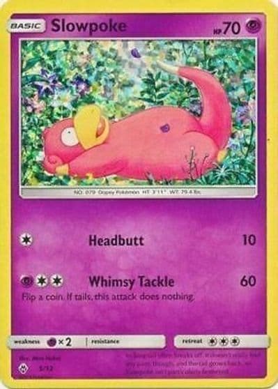Slowpoke McDonald's Promos 2018 Pokemon card