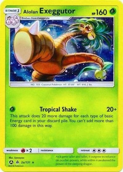 Alolan Exeggutor - 2a/131 Alternate Art Promos Pokemon card