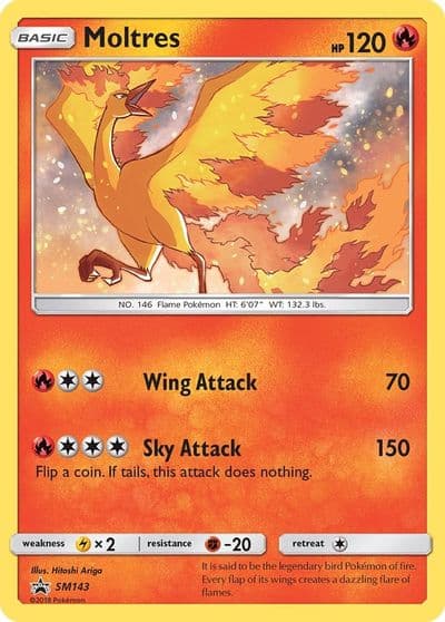 Moltres - SM143 SM Promos Pokemon card