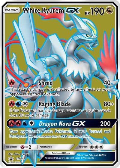 White Kyurem GX - SM141 SM Promos Pokemon card