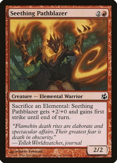 Seething Pathblazer Morningtide Magic card