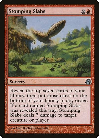 Stomping Slabs Morningtide Magic card