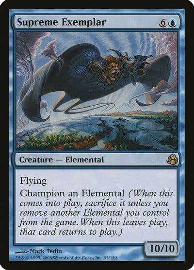 Supreme Exemplar Morningtide Magic card
