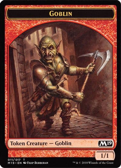 Goblin Thopter Double Sided Token Game Night Core Set 2019 Magic card