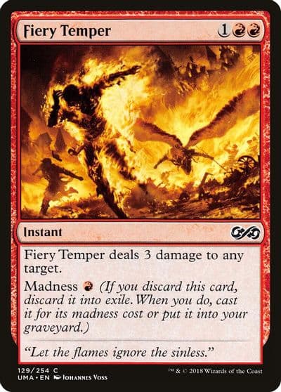 Fiery Temper Ultimate Masters Magic card