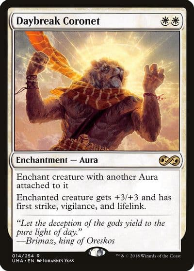 Daybreak Coronet Ultimate Masters Magic card