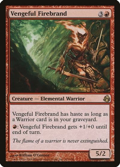 Vengeful Firebrand Morningtide Magic card