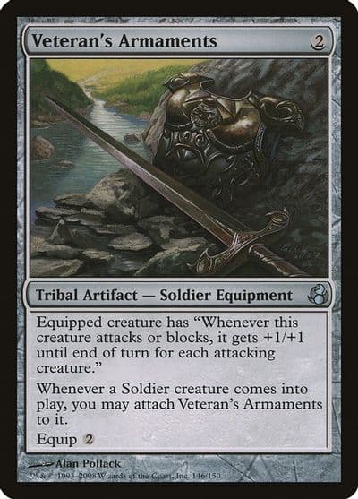 Veterans Armaments Morningtide Magic card