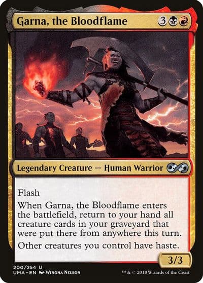 Garna the Bloodflame Ultimate Masters Magic card