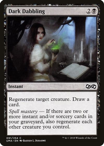 Dark Dabbling Ultimate Masters Magic card