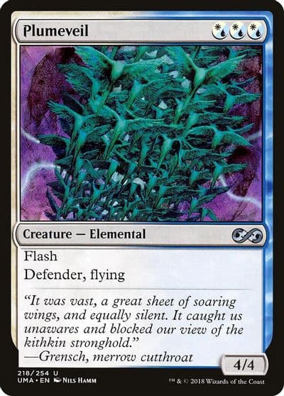 Plumeveil Ultimate Masters Magic card