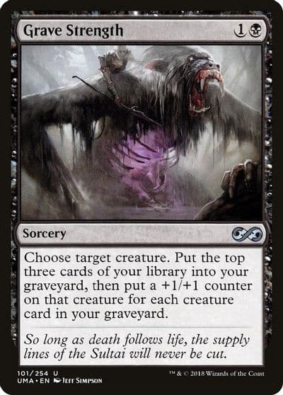 Grave Strength Ultimate Masters Magic card