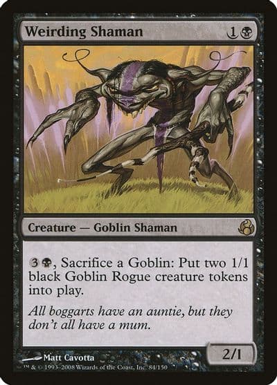 Weirding Shaman Morningtide Magic card