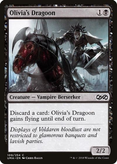 Olivias Dragoon Ultimate Masters Magic card