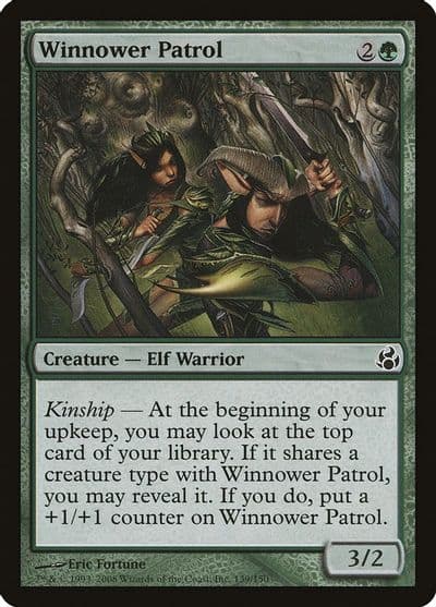 Winnower Patrol Morningtide Magic card