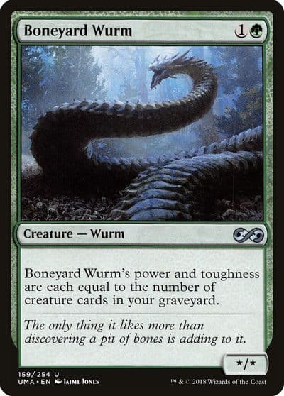 Boneyard Wurm Ultimate Masters Magic card