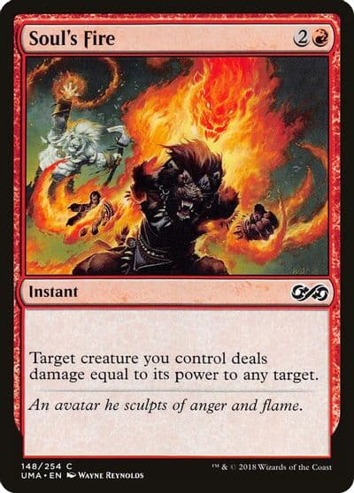 Souls Fire Ultimate Masters Magic card