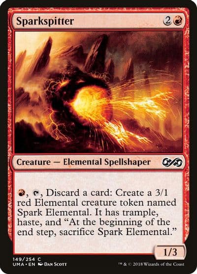 Sparkspitter Ultimate Masters Magic card