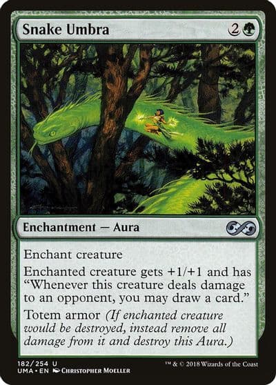 Snake Umbra Ultimate Masters Magic card