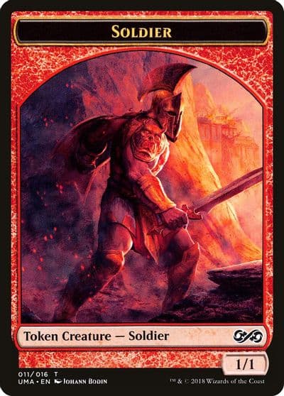 Soldier Token Ultimate Masters Magic card