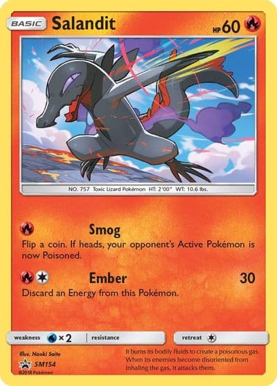 Salandit - SM154 SM Promos Pokemon card