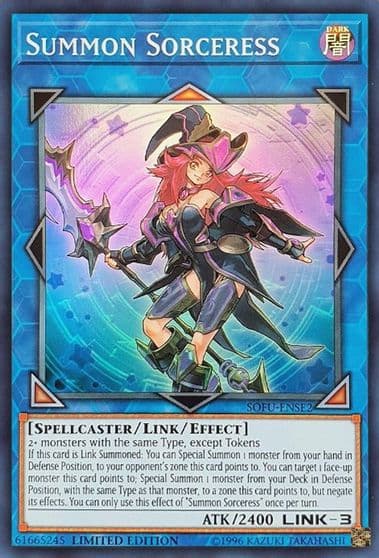 Summon Sorceress Soul Fusion Yu-Gi-Oh! card