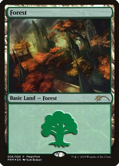 Forest 2019 MagicFest Cards Magic card