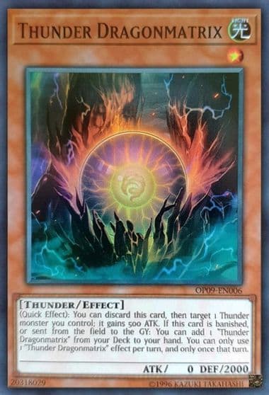 Thunder Dragonmatrix OTS Tournament Pack 9 Yu-Gi-Oh! card