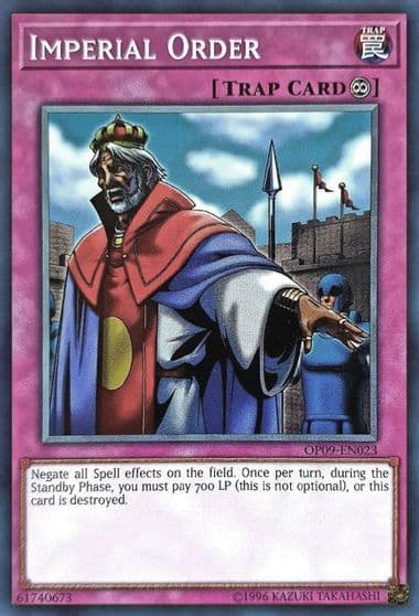 Imperial Order OTS Tournament Pack 9 Yu-Gi-Oh! card