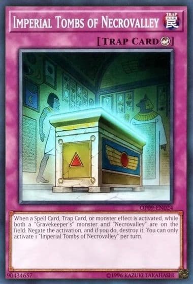 Imperial Tombs of Necrovalley OTS Tournament Pack 9 Yu-Gi-Oh! card
