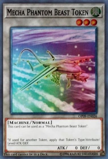 Token Mecha Phantom Beast A Dracossack OTS Tournament Pack 9 Yu-Gi-Oh! card
