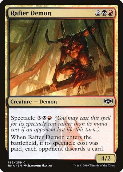 Rafter Demon Ravnica Allegiance Magic card