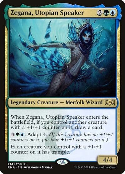 Zegana Utopian Speaker Ravnica Allegiance Magic card