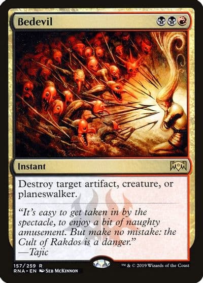 Bedevil Ravnica Allegiance Magic card