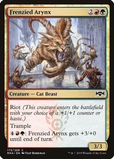 Frenzied Arynx Ravnica Allegiance Magic card