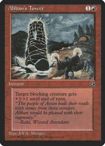 Alibans Tower Version 2 Homelands Magic card