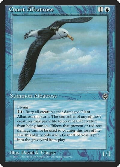 Giant Albatross Version 2 Homelands Magic card