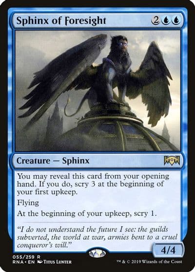 Sphinx of Foresight Ravnica Allegiance Magic card