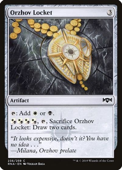Orzhov Locket Ravnica Allegiance Magic card