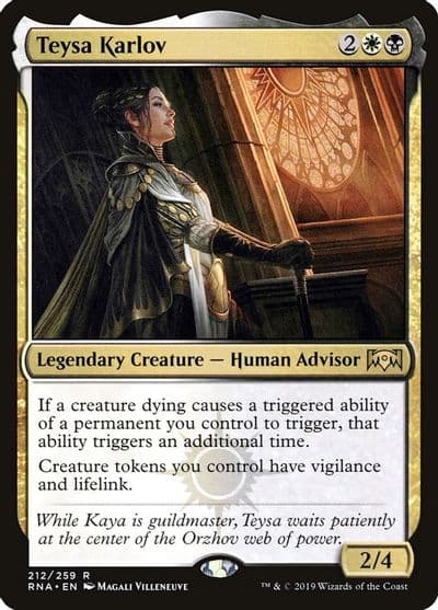 Teysa Karlov Ravnica Allegiance Magic card