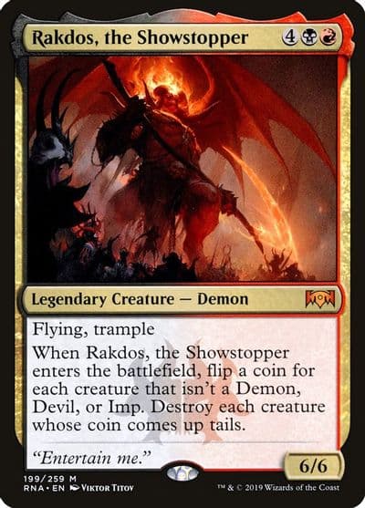 Rakdos the Showstopper Ravnica Allegiance Magic card