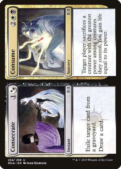 Consecrate Consume Ravnica Allegiance Magic card