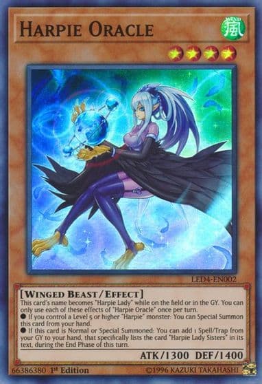 Harpie Oracle Legendary Duelists: Sisters of the Rose Yu-Gi-Oh! card