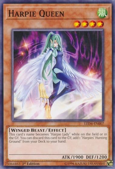 Harpie Queen Legendary Duelists: Sisters of the Rose Yu-Gi-Oh! card