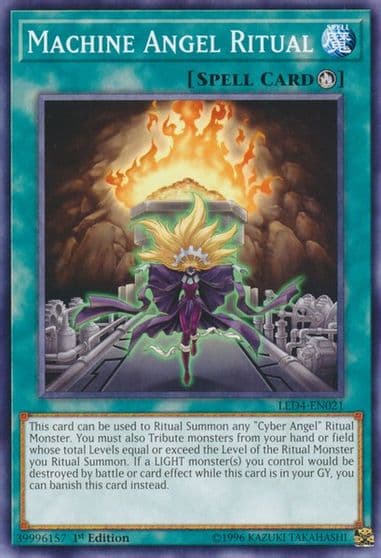 Machine Angel Ritual Legendary Duelists: Sisters of the Rose Yu-Gi-Oh! card