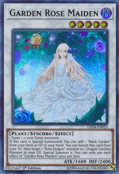 Garden Rose Maiden Legendary Duelists: Sisters of the Rose Yu-Gi-Oh! card