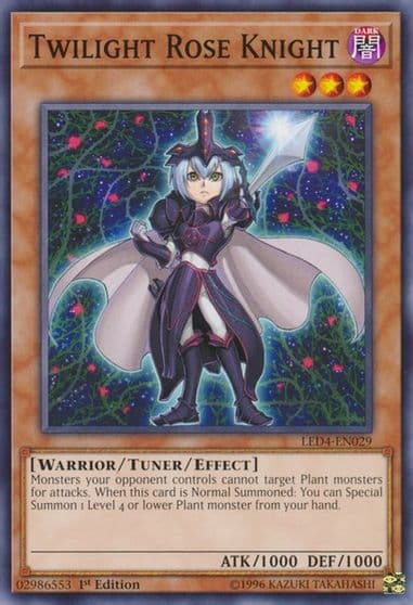 Twilight Rose Knight Legendary Duelists: Sisters of the Rose Yu-Gi-Oh! card