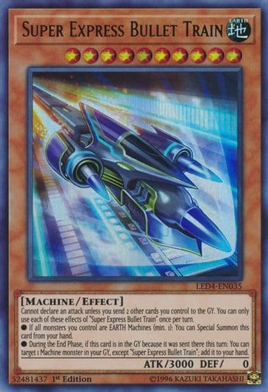 Super Express Bullet Train Legendary Duelists: Sisters of the Rose Yu-Gi-Oh! card