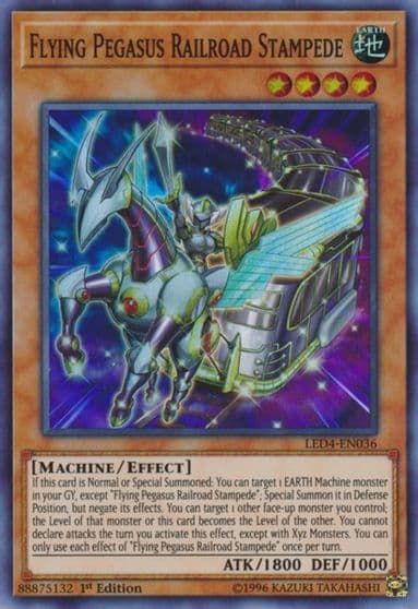 Flying Pegasus Railroad Stampede Legendary Duelists: Sisters of the Rose Yu-Gi-Oh! card