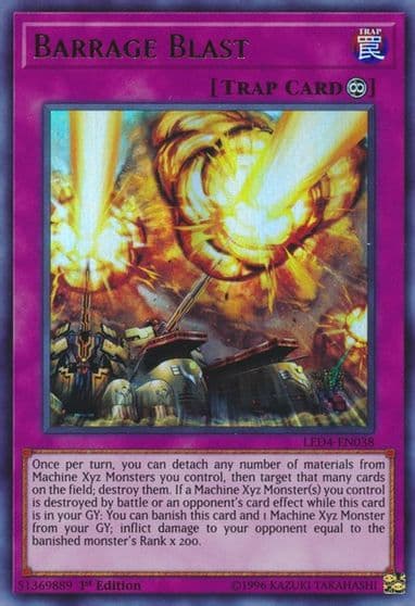 Barrage Blast Legendary Duelists: Sisters of the Rose Yu-Gi-Oh! card